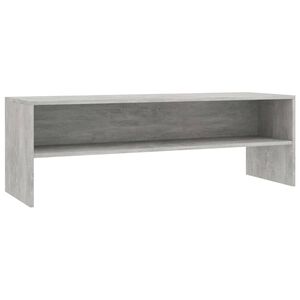 vidaXL Comodă TV, gri beton, 120 x 40 x 40 cm, lemn prelucrat
