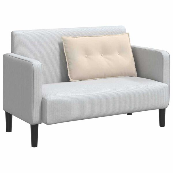 vidaXL Perna pentru spate Bej 80 x 50 cm Țesătură din microfibră