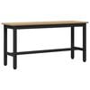 vidaXL Bancă de Dining 100 x 32,5 x 48,5 cm Lemn ingineresc și oțel