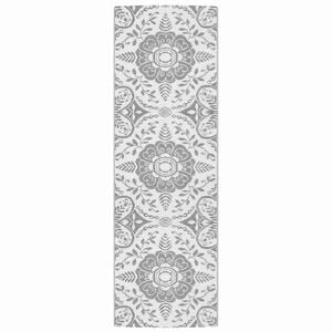 vidaXL Covor de exterior, ARAKIL gri deschis, 80x250 cm, PP