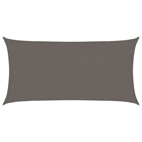 vidaXL P&acirc;nză parasolar, antracit, 4x7 m, HDPE, 160 g/m&sup2;