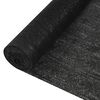 vidaXL Plasă protecție intimitate, negru, 1,2x25 m, HDPE, 150 g/m&sup2;