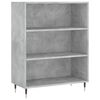 vidaXL Bibliotecă, gri beton, 69,5x32,5x90 cm, lemn compozit