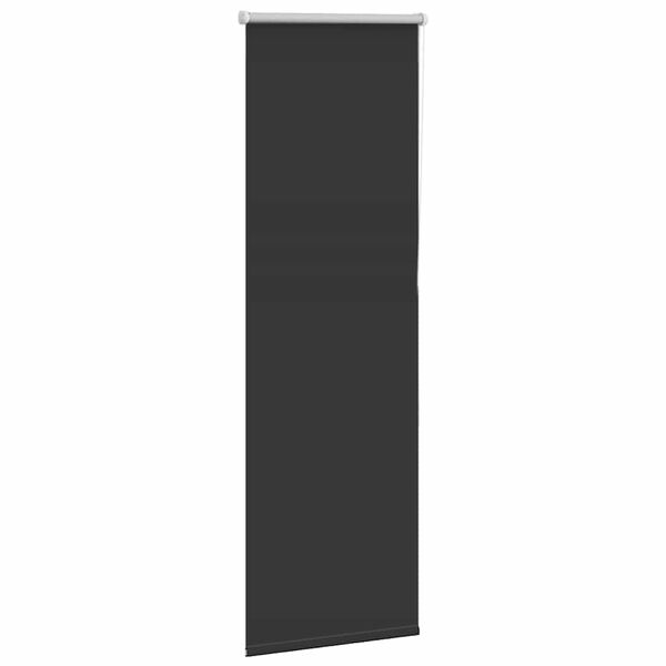 vidaXL Jaluzea cu role opace negru 50x130 cm lățime material 45,7 cm