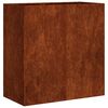 vidaXL Jardinieră Rusty 80x40x80 cm Oțel pentru intemperii