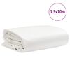 vidaXL Prelată, alb, 1,5x10 m, 650 g/m²