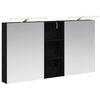 vidaXL Set dulap baie 3 buc. 130 x 14,5 x 70 cm Lemn prelucrat