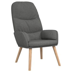 vidaXL Scaun de relaxare, gri deschis, material textil
