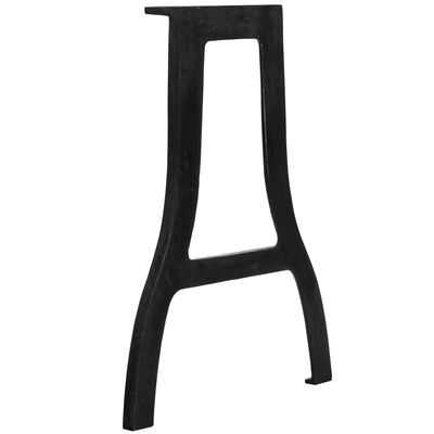 vidaXL Picioare masă de sufragerie 2 buc. cadru în formă de A, fontă