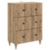 vidaXL Dulap cu sertare 66 x 34,5 x 90 cm Lemn prelucrat