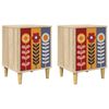 vidaXL Dulap de noapte ESSEN 2 buc. Stejar Sonoma 36 x 33 x 50 cm