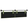 vidaXL Cap de pat suspendat Verde deschis 210 x 55 x 7 cm Catifea