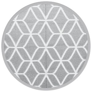 vidaXL Covor de exterior, ARAKIL gri, &Oslash;160 cm, PP