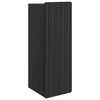 vidaXL Dulap montat pe perete Negru 33 x 34,5 x 94 cm Lemn prelucrat