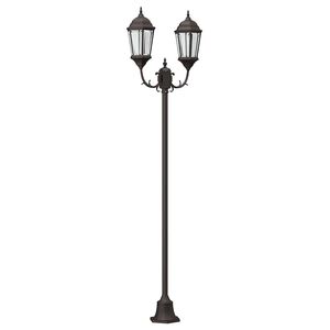 vidaXL Lumina de grădină 68 x 20 x 235 cm Aluminiu și sticlă