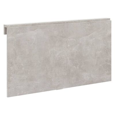vidaXL Masă de perete pliantă, gri beton, 100x60x56 cm, lemn compozit