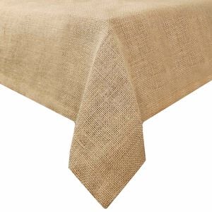 vidaXL Față de masă din iută natural 140 x 140 cm 100% iută Tossa