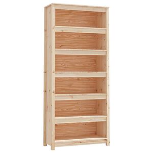 vidaXL Bibliotecă, 80x35x183 cm, lemn masiv de pin