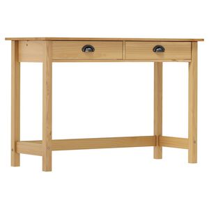 vidaXL Masă consolă Hill cu 2 sertare, 110x45x74 cm, lemn masiv pin