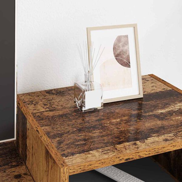 vidaXL Cabinet TV Lemn Vechi 160 x 35 x 55 cm Lemn compozit