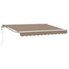 vidaXL Copertină retractabilă Gri taupe 3,5 x 2 m