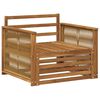 vidaXL Canapea Medie pentru Exterior natural
