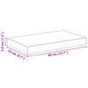 vidaXL Rafturi de perete suspendate 2 buc. gri beton 40x23x3,8 cm MDF