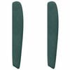 vidaXL Ureche pentru Tăblie Verde 80 x 23 x 6 cm Catifea