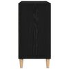 vidaXL Bufet Stejar Negru 103,5 x 35 x 70 cm Lemn compozit