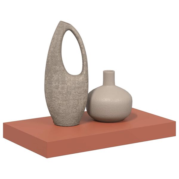 vidaXL Raft de perete Pe perete Roșu 40 x 23,5 x 4 cm Lemn compozit