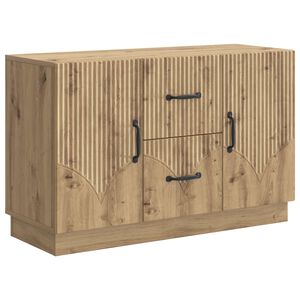 vidaXL Bufet Stejar Artizanal 89 x 34,5 x 57 cm Lemn prelucrat