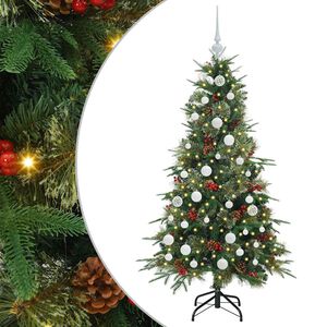 vidaXL Brad de Crăciun artificial cu ramuri articulare Verde 150 cm