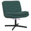 vidaXL Scaun Relaxant Rotativ Verde &icirc;nchis 63 x 75 x 76 cm Catifea