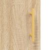 vidaXL Dulap &icirc;nalt, stejar Sonoma, 69,5x31x115 cm, lemn prelucrat