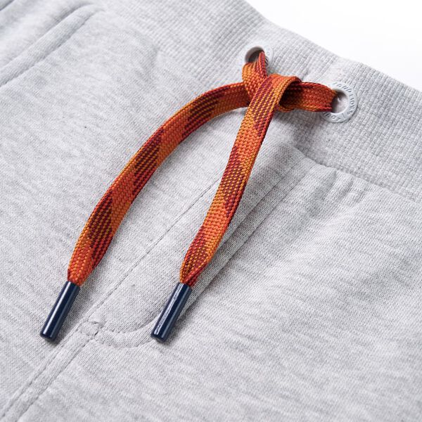 Pantaloni de trening pentru copii, gri melanj, 128