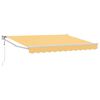 vidaXL Copertină retractabilă Nisipiu 2,5 x 2 m Poliester și metal