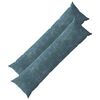 vidaXL Husă pentru pernă 2 buc. HEERLEN albastru 40 x 145 cm