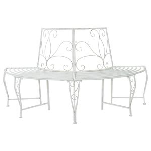 vidaXL Bancă cu arbori 4-Număr de locuri 160 x 80 x 89 cm Oțel