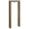 vidaXL Duș exterior 226 cm Lemn de pin impregnat și oțel inoxidabil