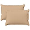vidaXL Husă pentru pernă 2 buc. HOUTEN Crem 30 x 50 cm In sintetic