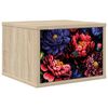 vidaXL Noptieră suspendată KIEL Stejar Sonoma 36 x 33 x 25 cm