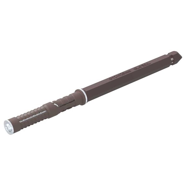 vidaXL Suporturi pentru rafturi flotante 12 pcs Bej &Oslash;12 x 190 mm Oțel