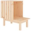 vidaXL Casă pentru pisici, 60x36x60 cm, lemn masiv de pin