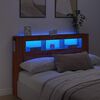 vidaXL Tăblie de pat cu LED, stejar artizanal, 160x18,5x103,5 cm, lemn