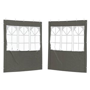 vidaXL Perete lateral pentru cort de petrecere 2 buc. 200 x 195 cm