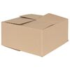 vidaXL Cutie Pliabilă 50 buc. natural 30 x 30 x 15 cm Carton