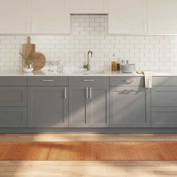 vidaXL Covor dreptunghiular, natural, 60x400 cm, bambus