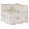 vidaXL Unitatea de sofa modulară crem 70x70x54 țesătură