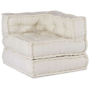 vidaXL Unitatea de sofa modulară crem 70x70x54 țesătură
