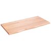vidaXL Poliță perete maro deschis 80x40x2 cm lemn masiv stejar tratat